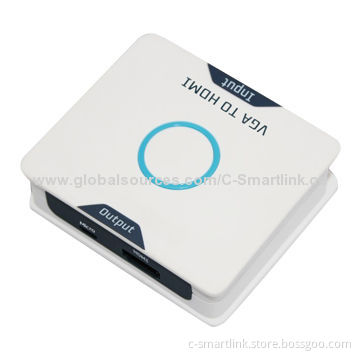 VGA + Audio/VGA + R/L to HDMI® Converter, 1,024 x 768 Pixels/60Hz Resolution
